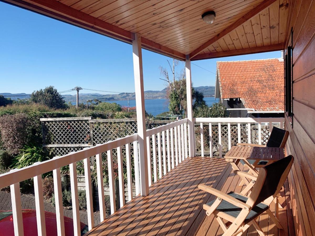 Lake View Family Lodge Up Tp 14 People Rotorua Extérieur photo